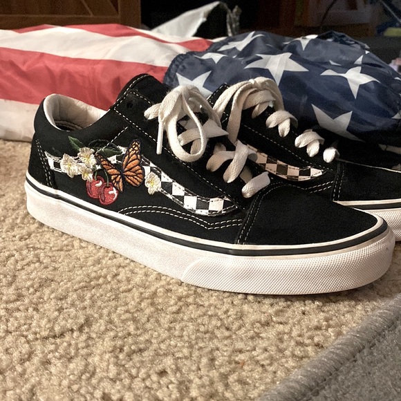 Vans Shoes - VANS Butterfly, Checkered, Cherry, Flowers